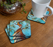Load image into Gallery viewer, Standing Tall w Bowen Island, BC by Marie Neys Coaster