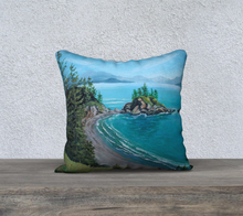 Load image into Gallery viewer, Finisterre Island 18 x 18 Pillow Case by Marie Neys