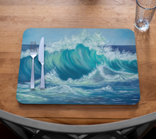 Load image into Gallery viewer, Enjoy the Water Placemat (Vegan Leather) by Marie Neys