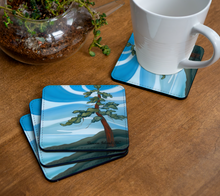 Load image into Gallery viewer, Cape Tree w Bowen Island, BC, by Marie Neys Coaster