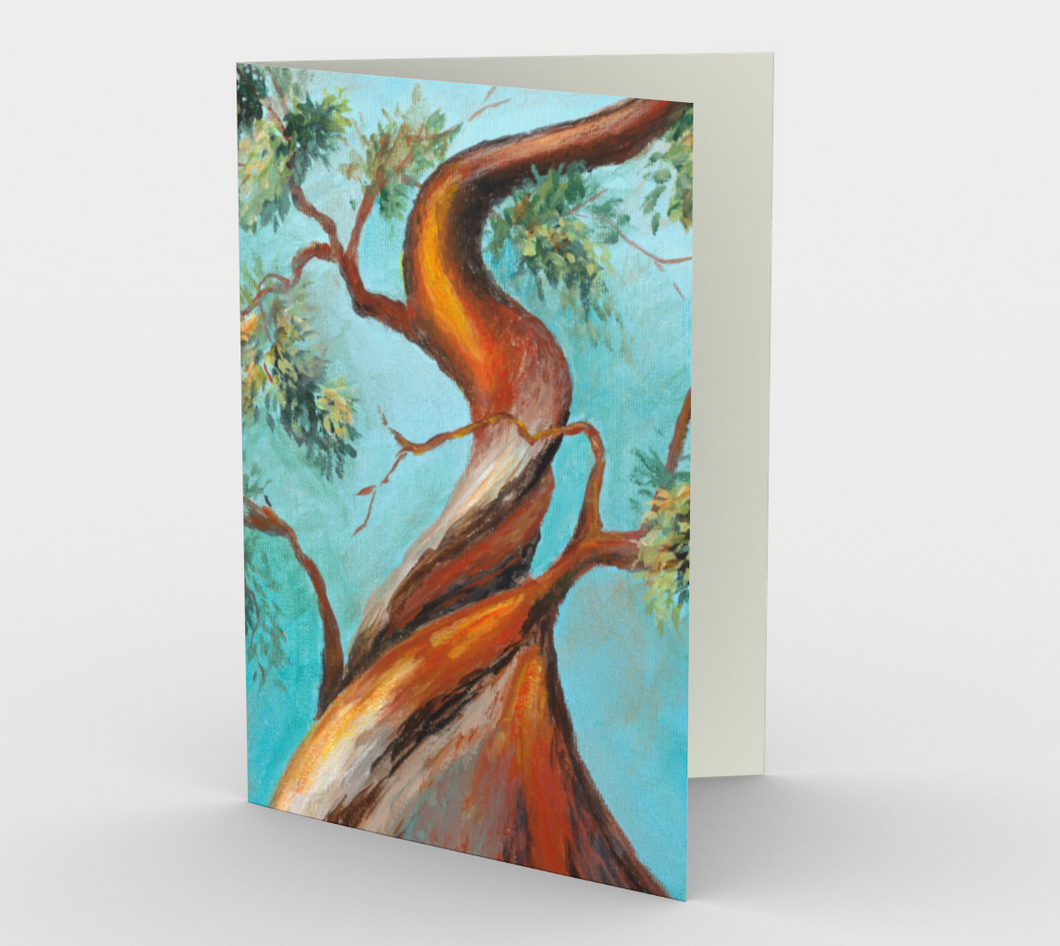 Standing Tall Arbutus Portrait Art Cards (Set of 3)