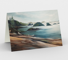 Load image into Gallery viewer, Broken Islands w Logs - Art Card (Set of 3)