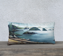 Load image into Gallery viewer, Broken Islands Pillow 12 x 24