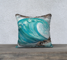 Load image into Gallery viewer, Make Some Waves - 18 x 18 Pillow Case
