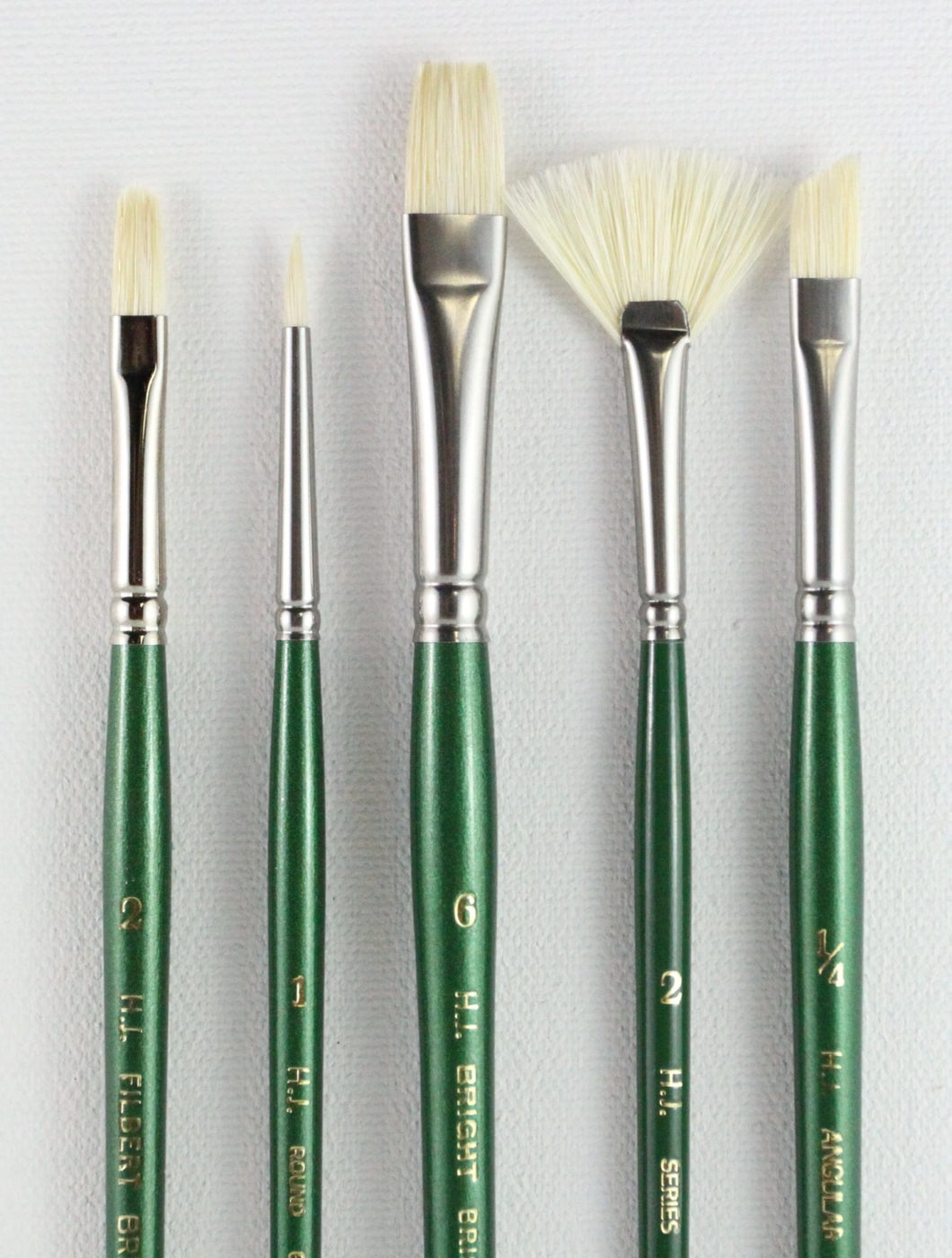 Hog Bristle Assorted Brush Sets - Short Handle