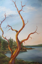 Load image into Gallery viewer, Arbutus on Fairweather, Bowen Island, BC, Original Oil-Framed
