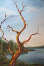 Load image into Gallery viewer, Arbutus on Fairweather, Bowen Island, BC, Original Oil-Framed