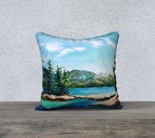 Load image into Gallery viewer, Broken Islands 2 - 18 x 18 Pillow