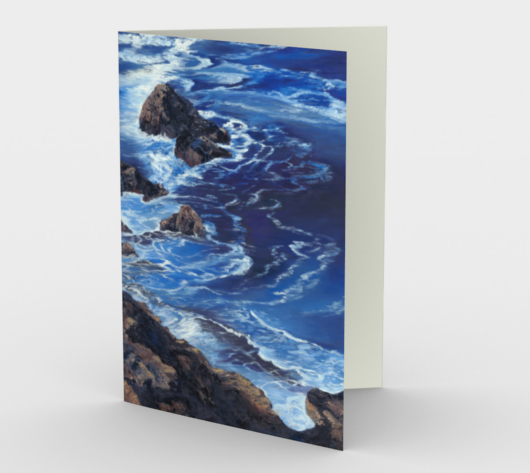 Coastal Waters Portrait Art Cards (Set of 3)