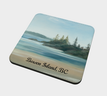 Load image into Gallery viewer, Bowen Bay w Bowen Island, BC, by Marie Neys Coaster
