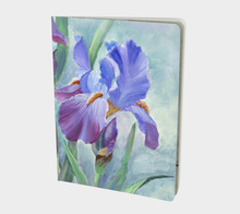 Load image into Gallery viewer, Purple Iris Large Journal
