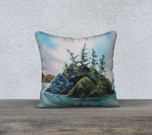 Load image into Gallery viewer, Heartland Island 18 x18 Pillow by Marie Neys
