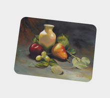 Load image into Gallery viewer, Plum, Pear, Vase Placemat (Vegan Leather) by Marie Neys
