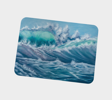 Load image into Gallery viewer, Dance with the Waves Placemat (Vegan Leather) by Marie Neys
