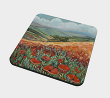 Load image into Gallery viewer, Orange Glow Poppies - Coaster by Marie Neys

