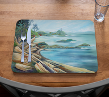 Load image into Gallery viewer, Great Day at Cape 2 Placemat (Vegan Leather) by Marie Neys
