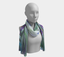 Load image into Gallery viewer, Scarf (Long) - Double Purple Iris
