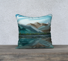 Load image into Gallery viewer, Mountains and Mist 18x18 Pillow Case by Marie Neys
