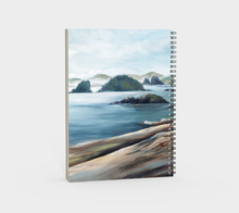 Load image into Gallery viewer, Broken Islands w Logs - Notebook
