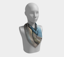 Load image into Gallery viewer, Scarf (Square) - Broken Islands w Logs
