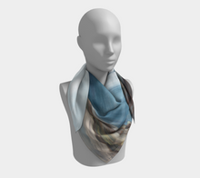 Load image into Gallery viewer, Scarf (Square) - Broken Islands w Logs
