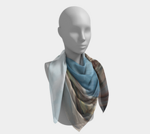 Load image into Gallery viewer, Scarf (Square) - Broken Islands w Logs
