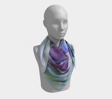 Load image into Gallery viewer, Scarf (Square) - Purple Iris
