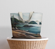 Load image into Gallery viewer, Broken Islands w Logs - Large Tote
