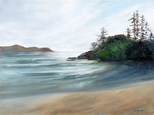West Coast Dreamin', Vancouver Island, BC, Original Oil on Canvas - Framed