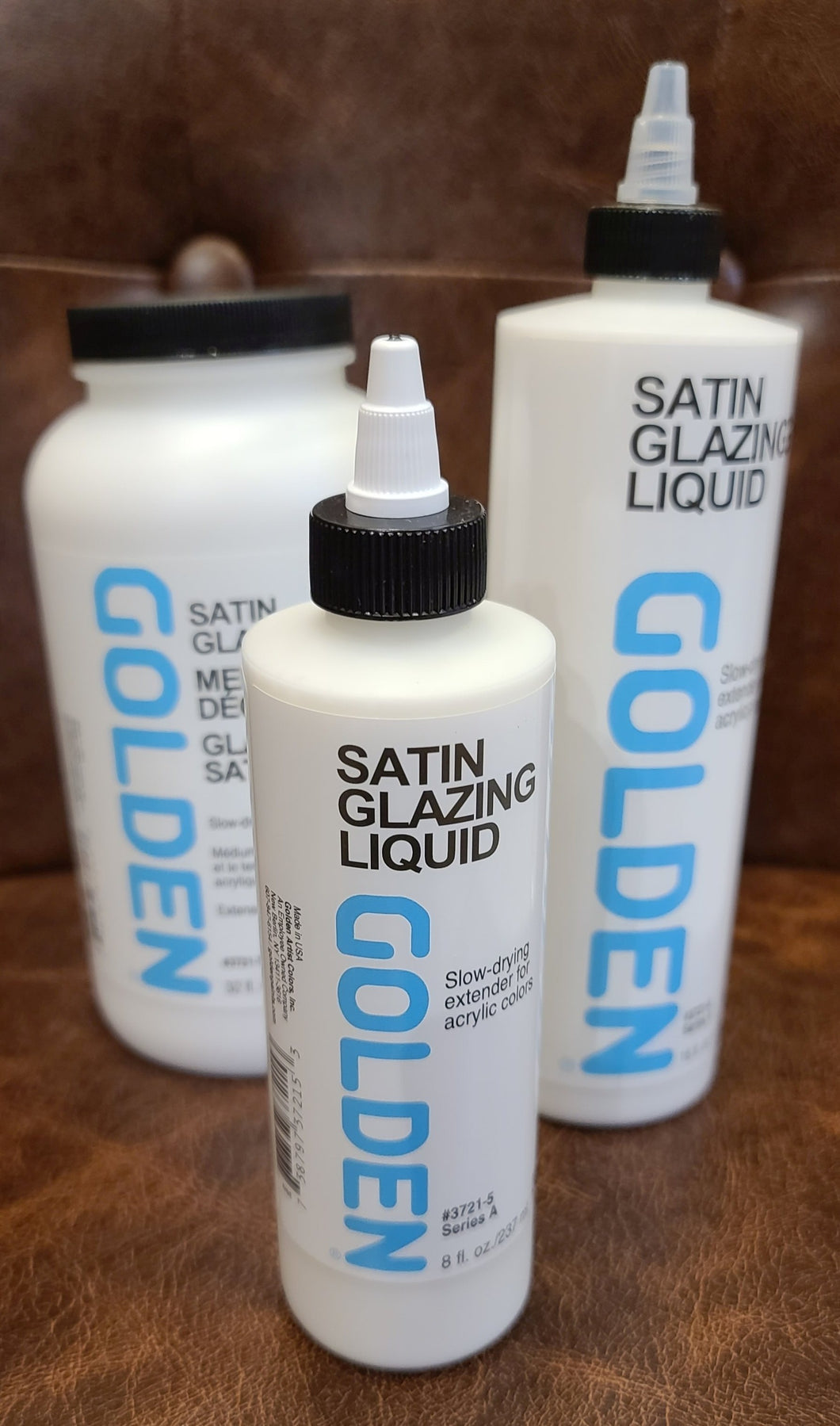Glazing Medium (Liquid) Satin by Golden for Acrylic Paints