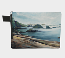 Load image into Gallery viewer, Broken Islands w Logs -Zipper Carry All
