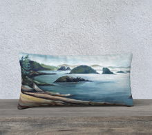 Load image into Gallery viewer, Broken Islands Pillow 12 x 24
