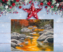 Load image into Gallery viewer, River&#39;s Glow, Fine Art Canvas Print
