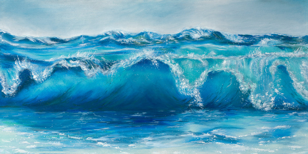 Splash, Original Oil on Gallery Wrap Canvas