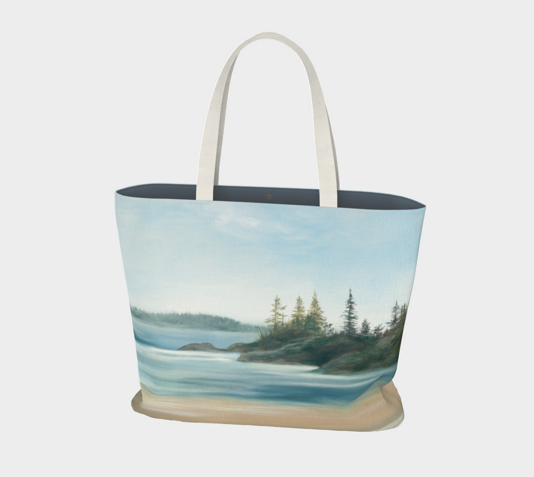 The Beach is my Home - Large Tote