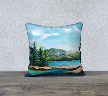 Load image into Gallery viewer, Broken Islands 2 - 18 x 18 Pillow
