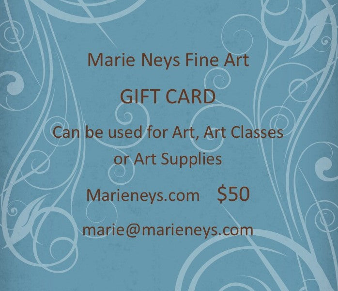 Marie Neys Fine Art GIFT CARD